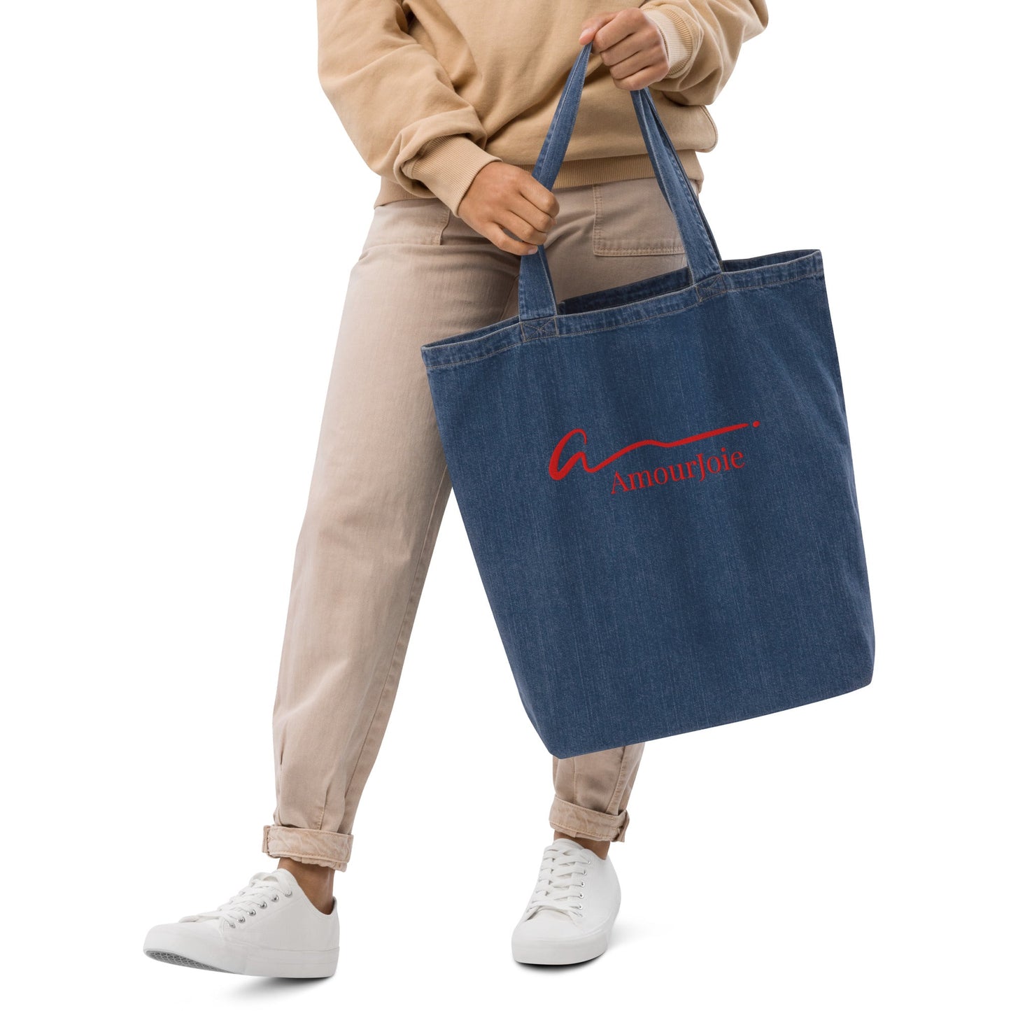 Amourjoie Organic denim tote bag My Store