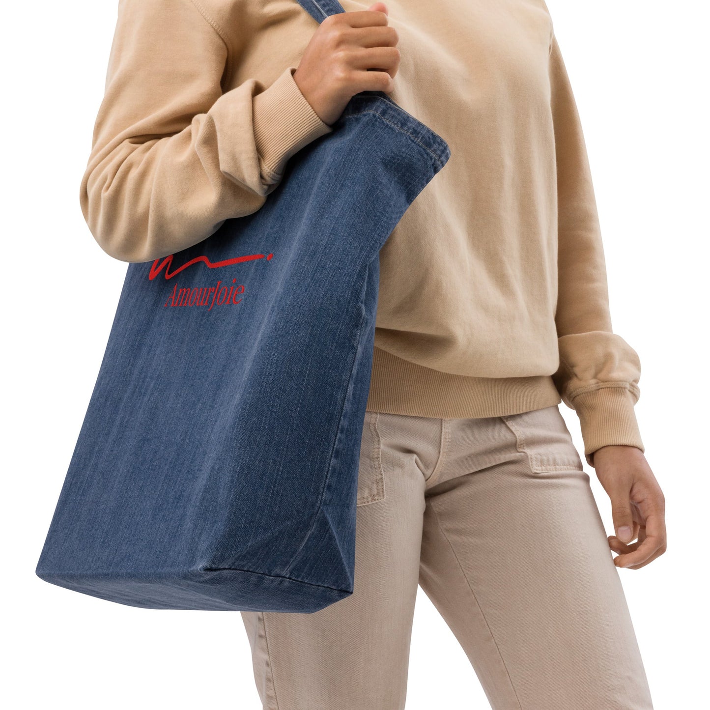 Amourjoie Organic denim tote bag My Store