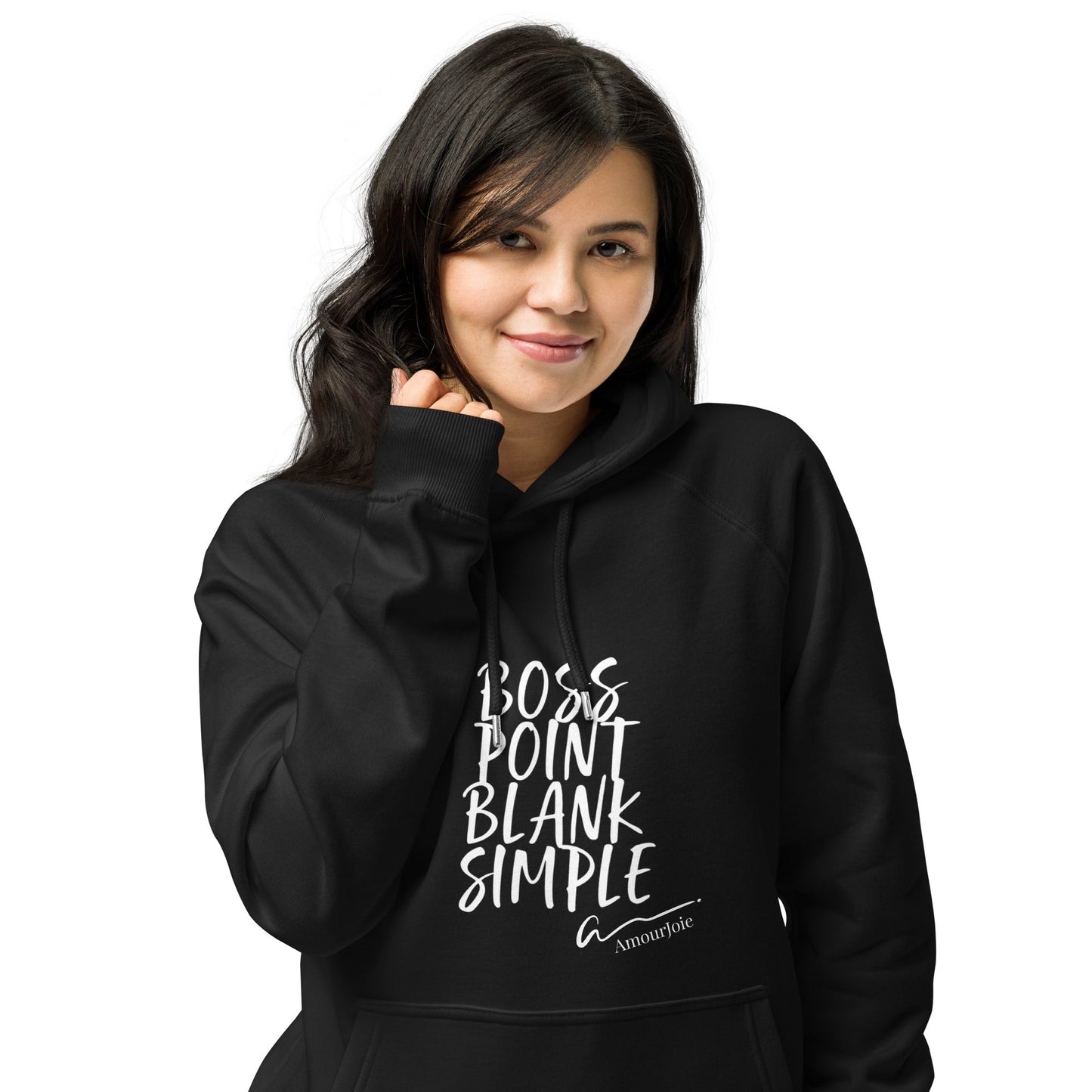 Amourjoie Boss Unisex eco raglan hoodie Amour-joie