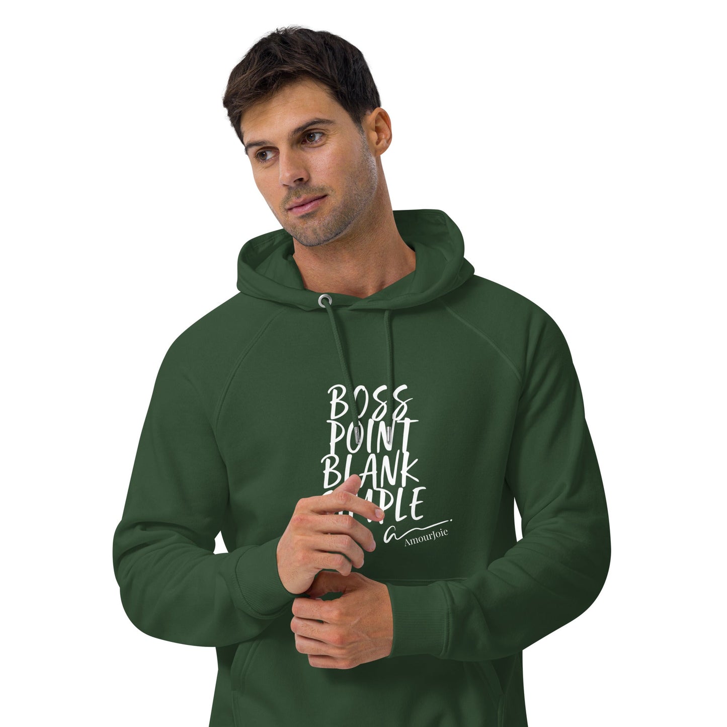 Amourjoie Boss Unisex eco raglan hoodie Amour-joie