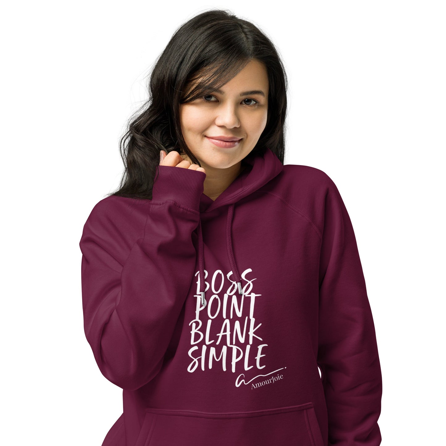 Amourjoie Boss Unisex eco raglan hoodie Amour-joie