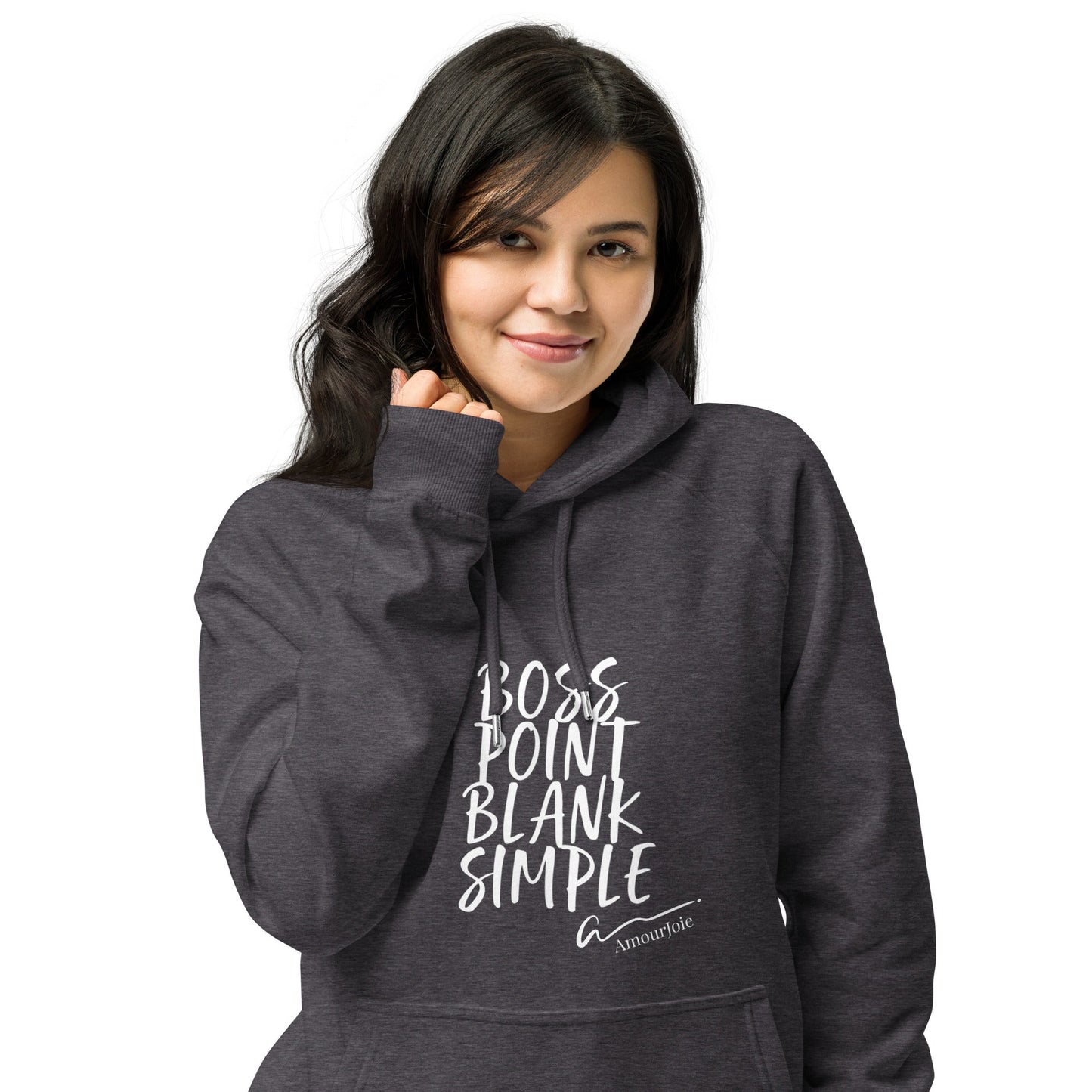 Amourjoie Boss Unisex eco raglan hoodie Amour-joie