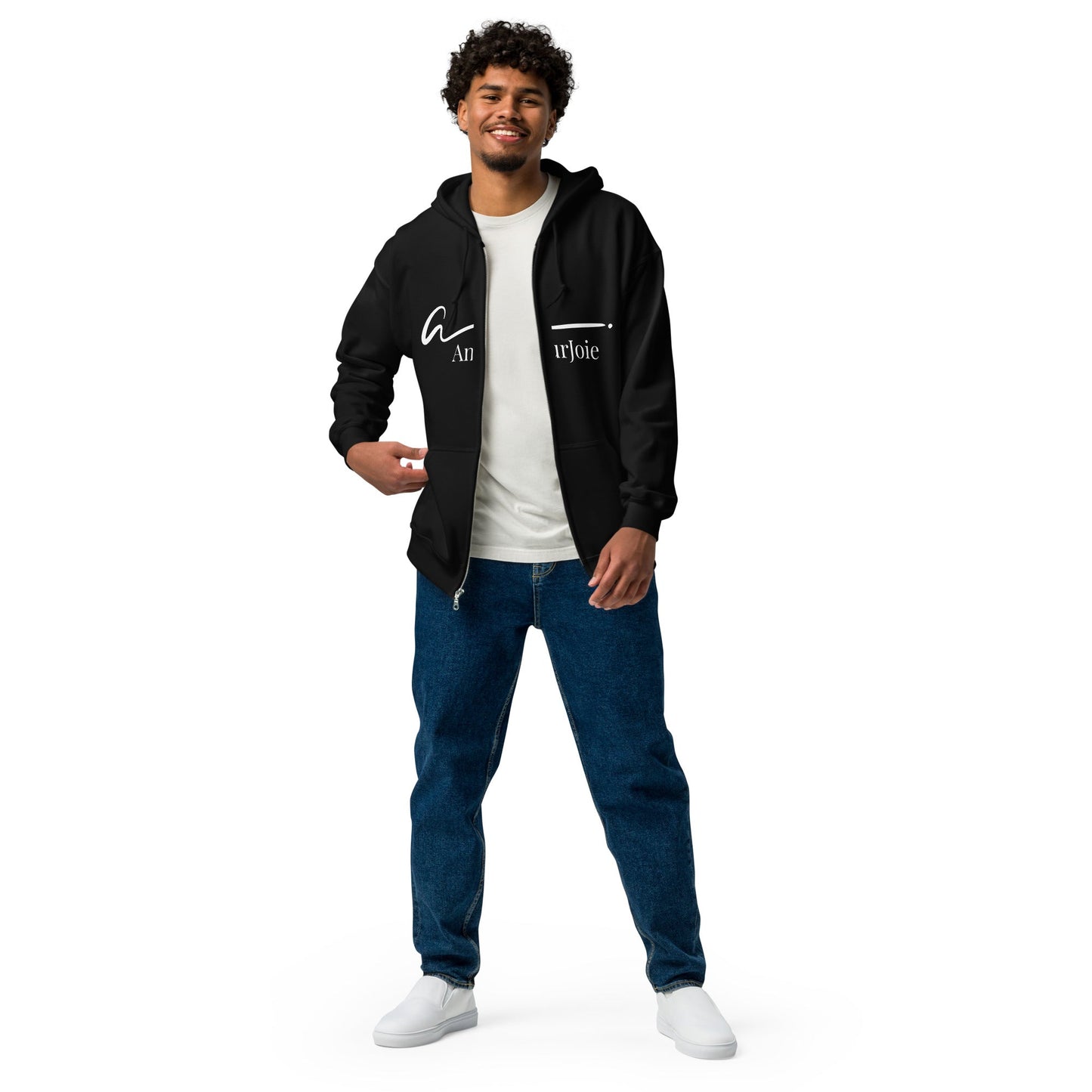 Amourjoie Unisex heavy blend zip hoodie My Store