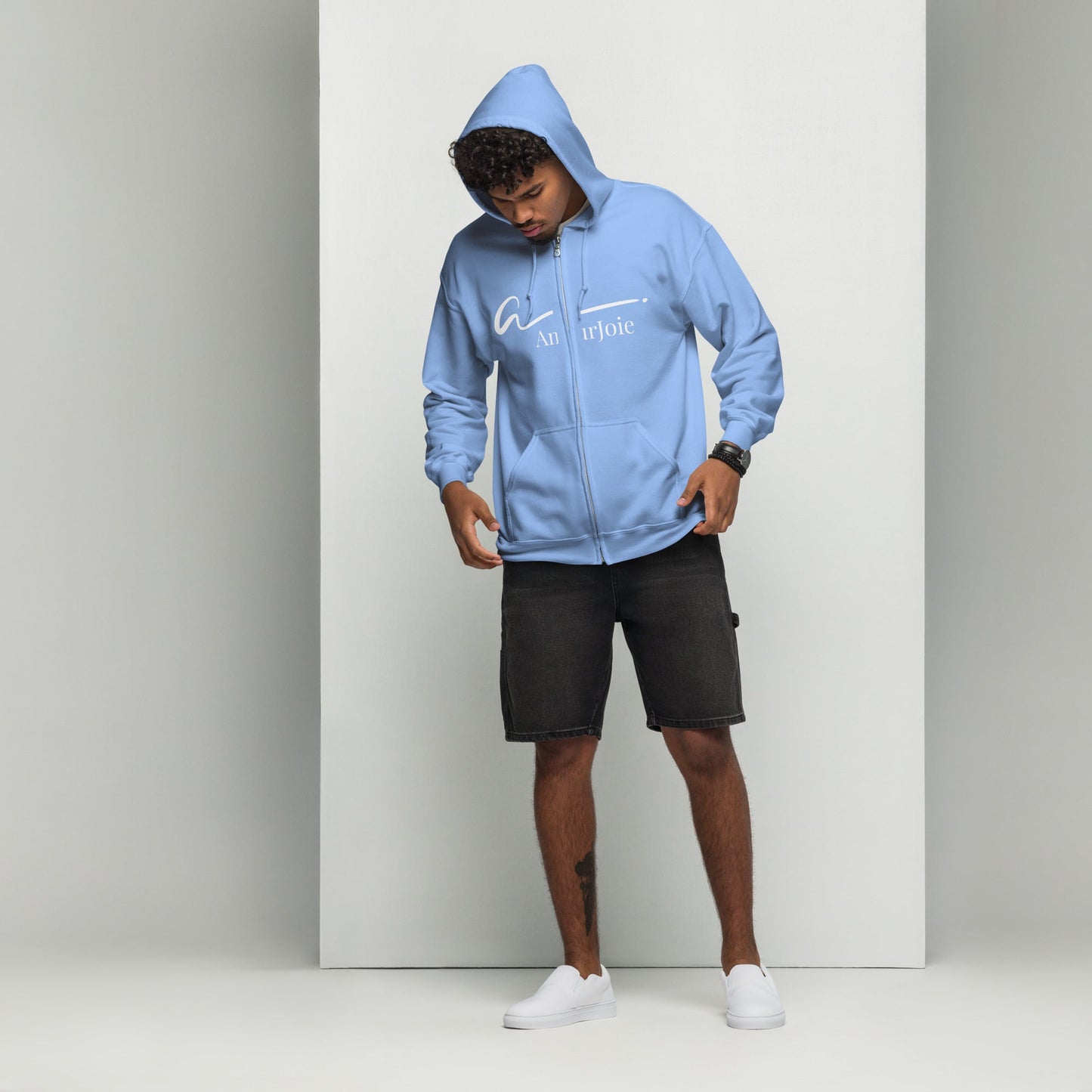 Amourjoie Unisex heavy blend zip hoodie My Store