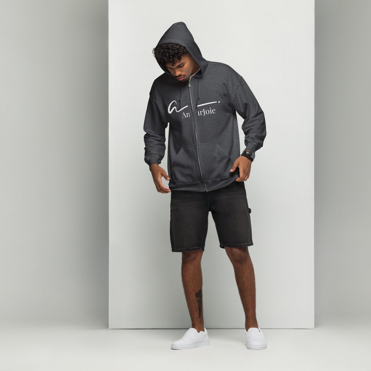 Amourjoie Unisex heavy blend zip hoodie My Store