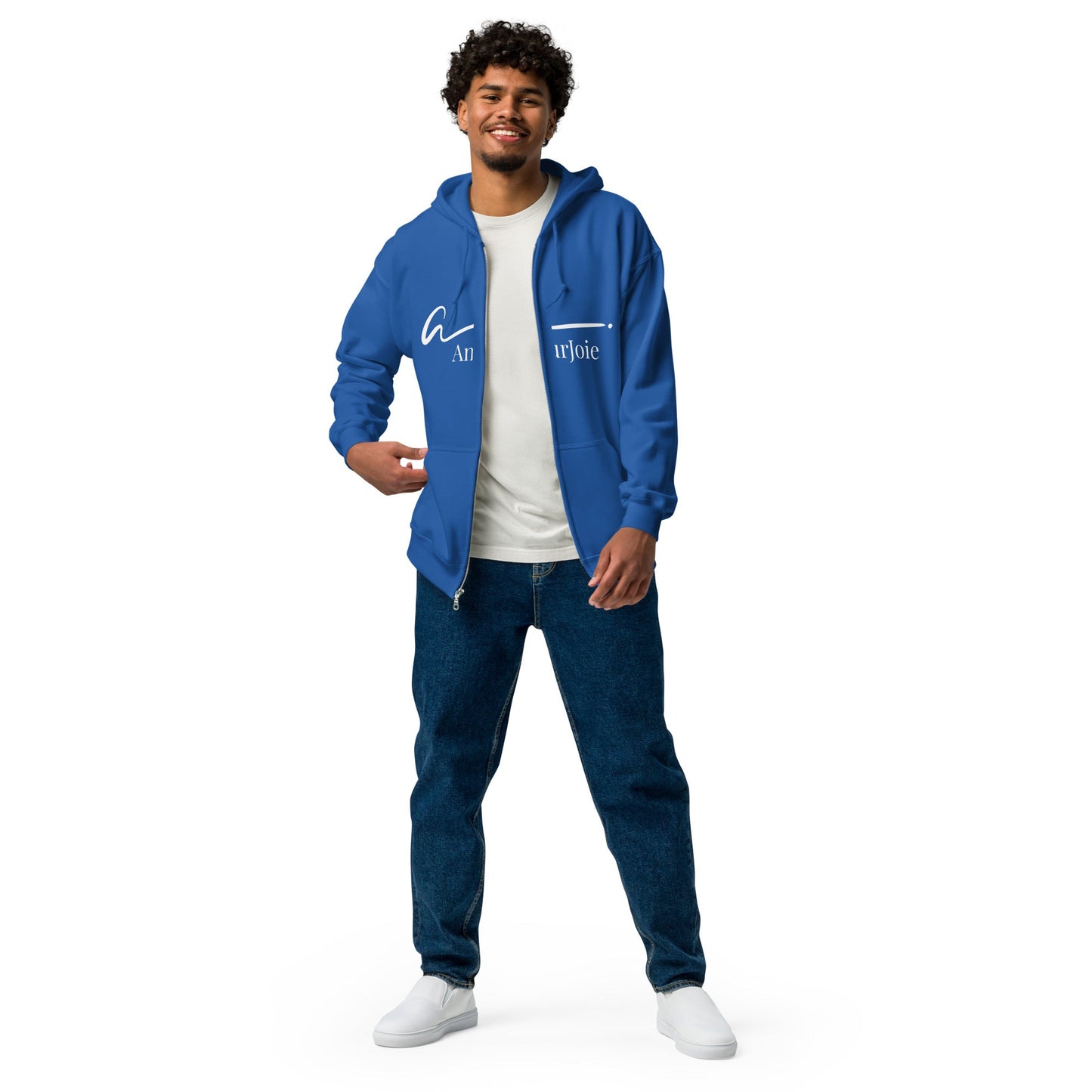 Amourjoie Unisex heavy blend zip hoodie My Store