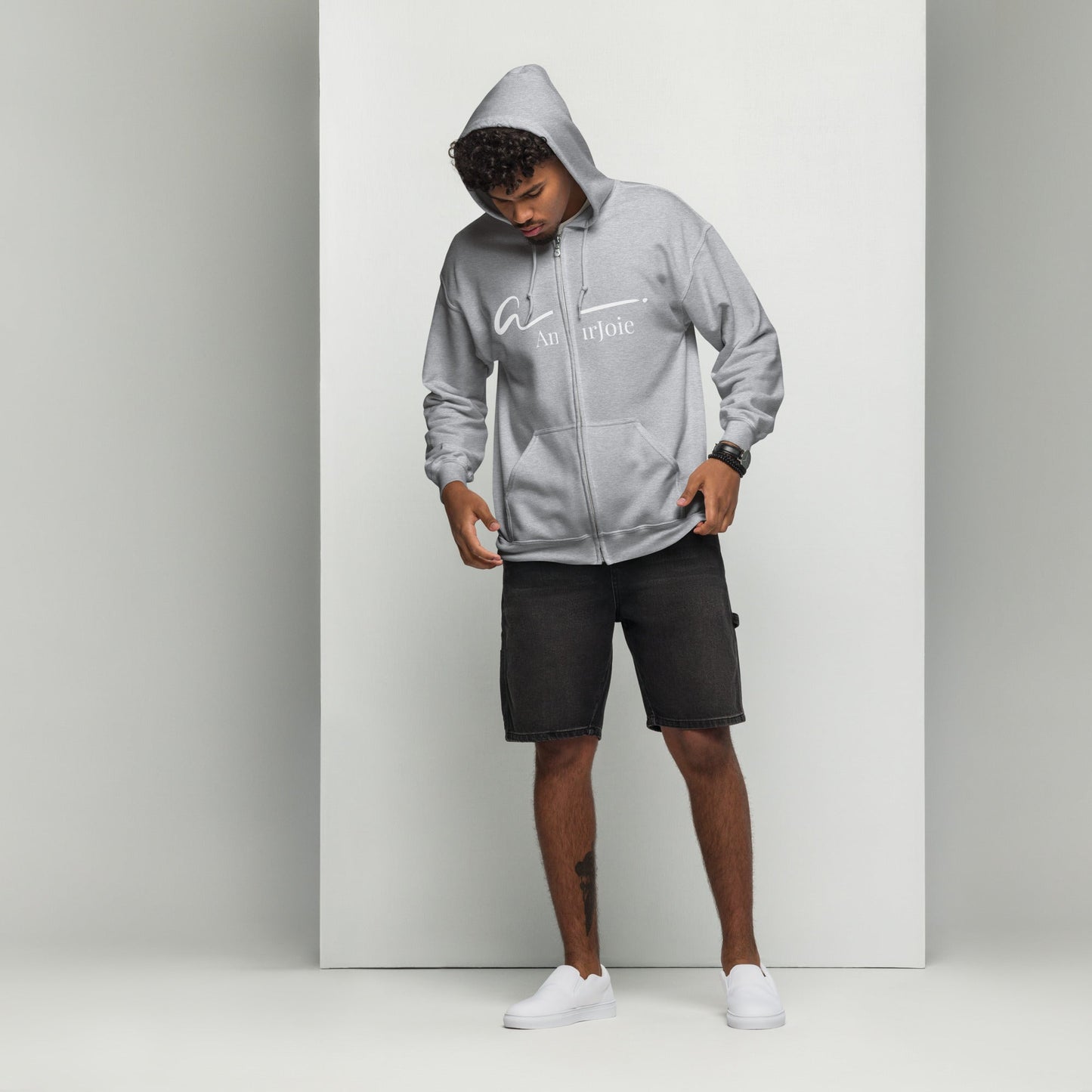 Amourjoie Unisex heavy blend zip hoodie My Store