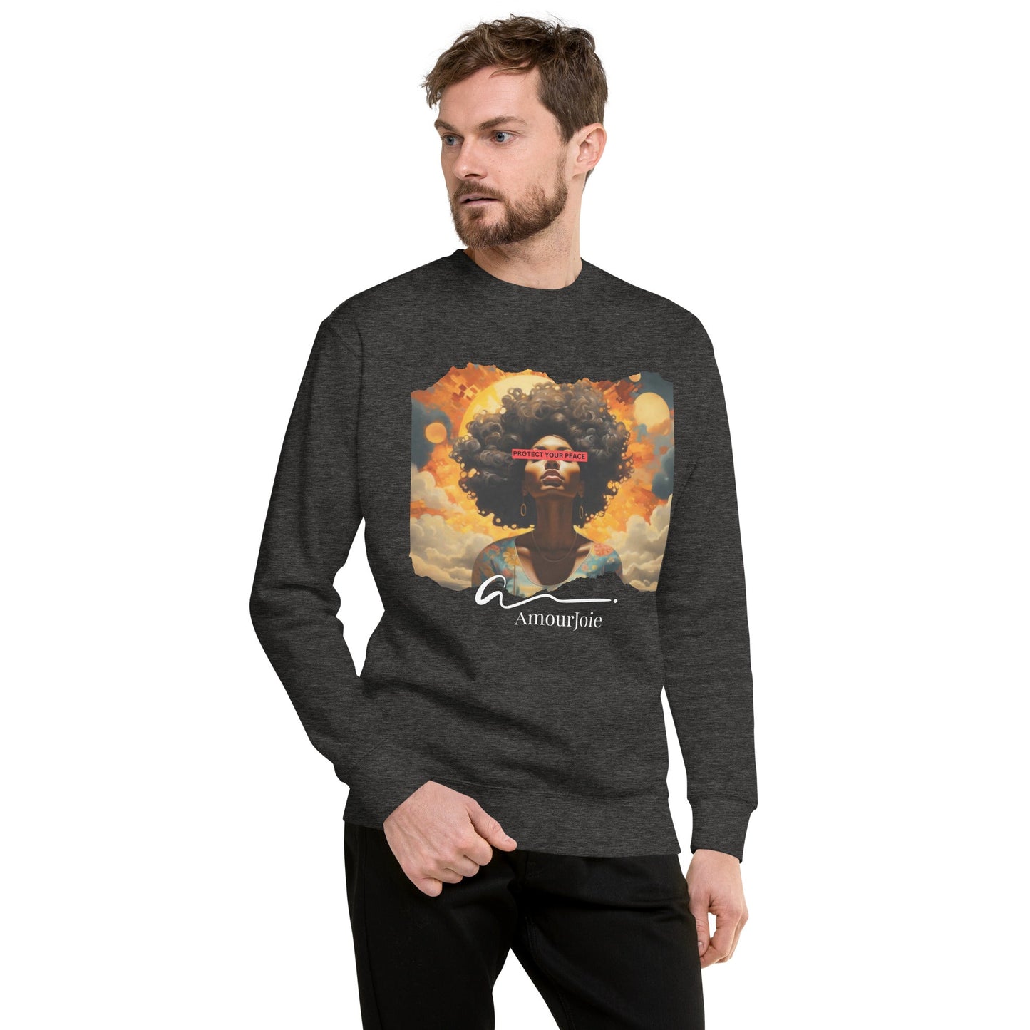 Amourjoie Protect Your peace Unisex Premium Sweatshirt My Store
