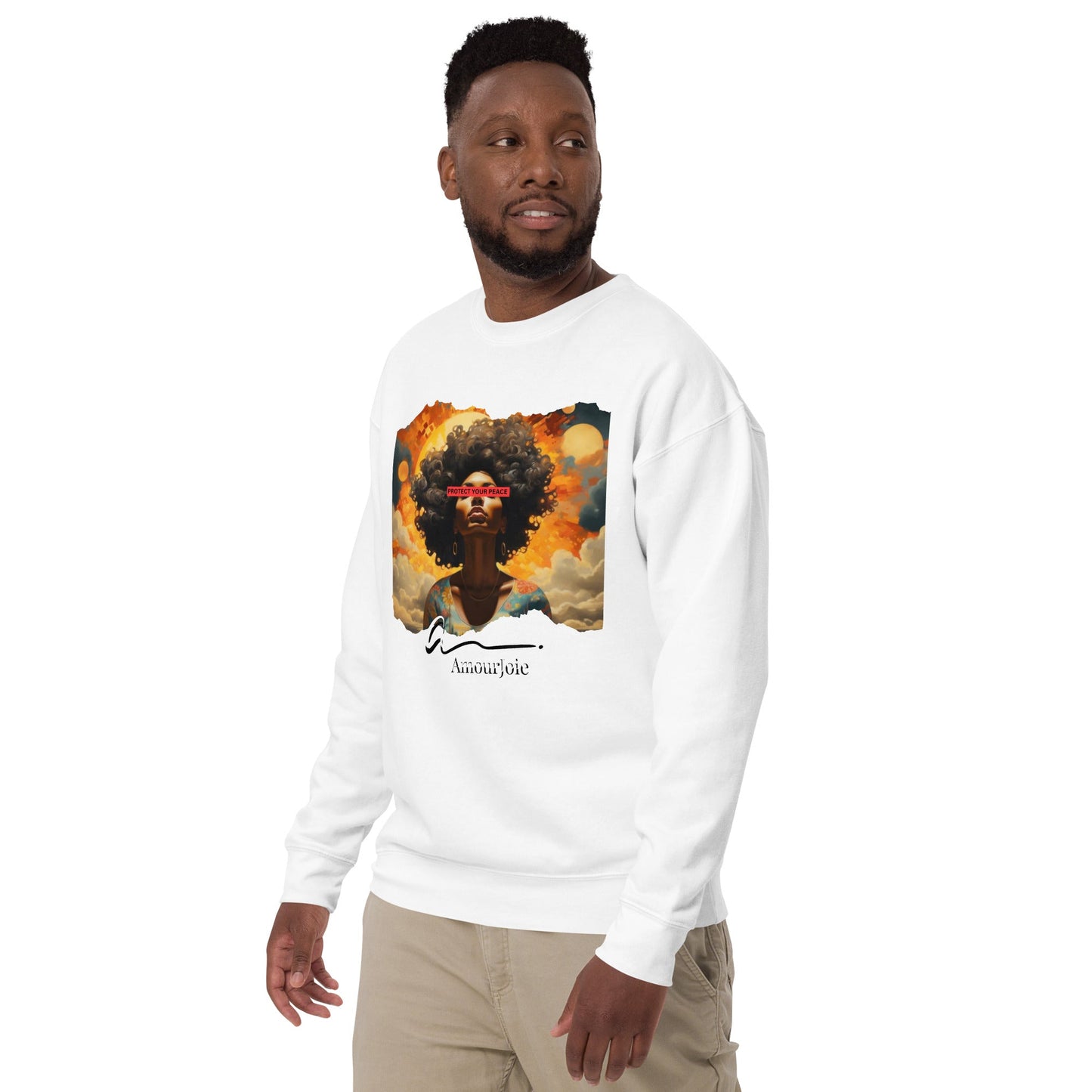 Amourjoie Protect Your peace Unisex Premium Sweatshirt My Store