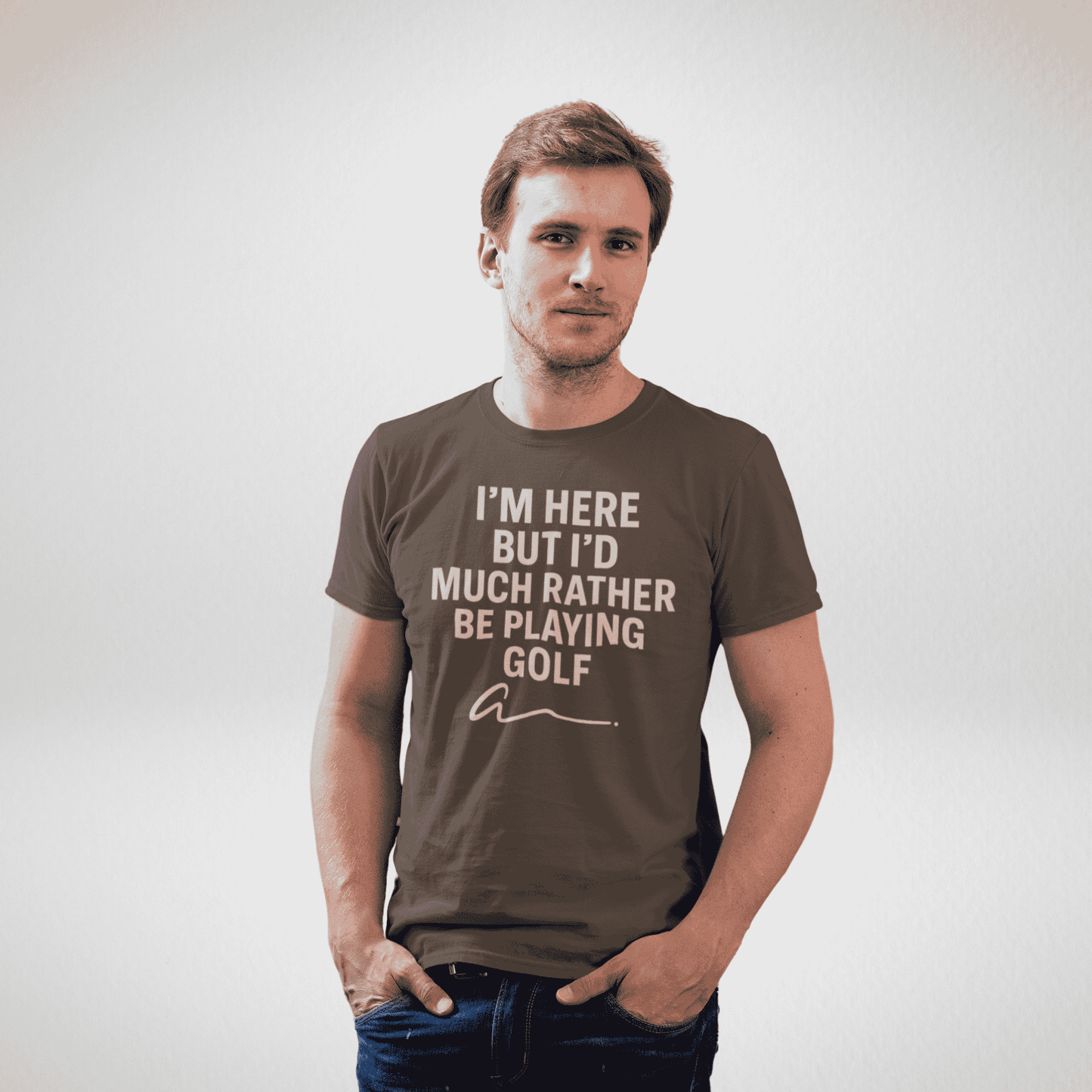 I'd rather be playing golf classic tee