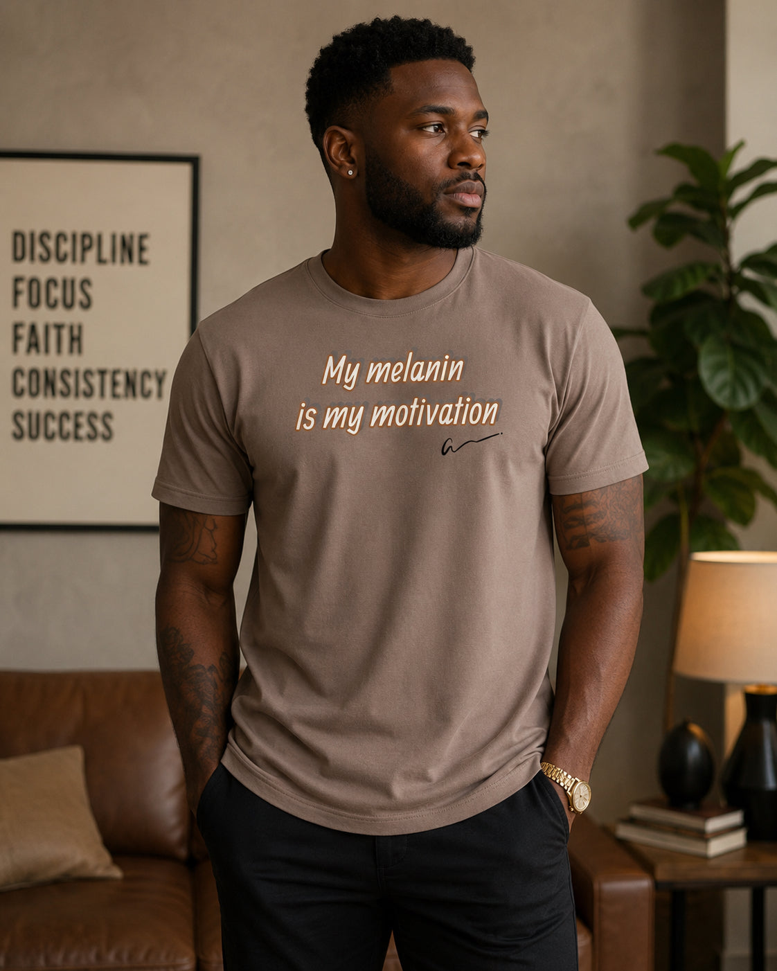 Melanin T-Shirt For Men