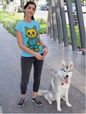 Neon kitty T-Shirt For Women