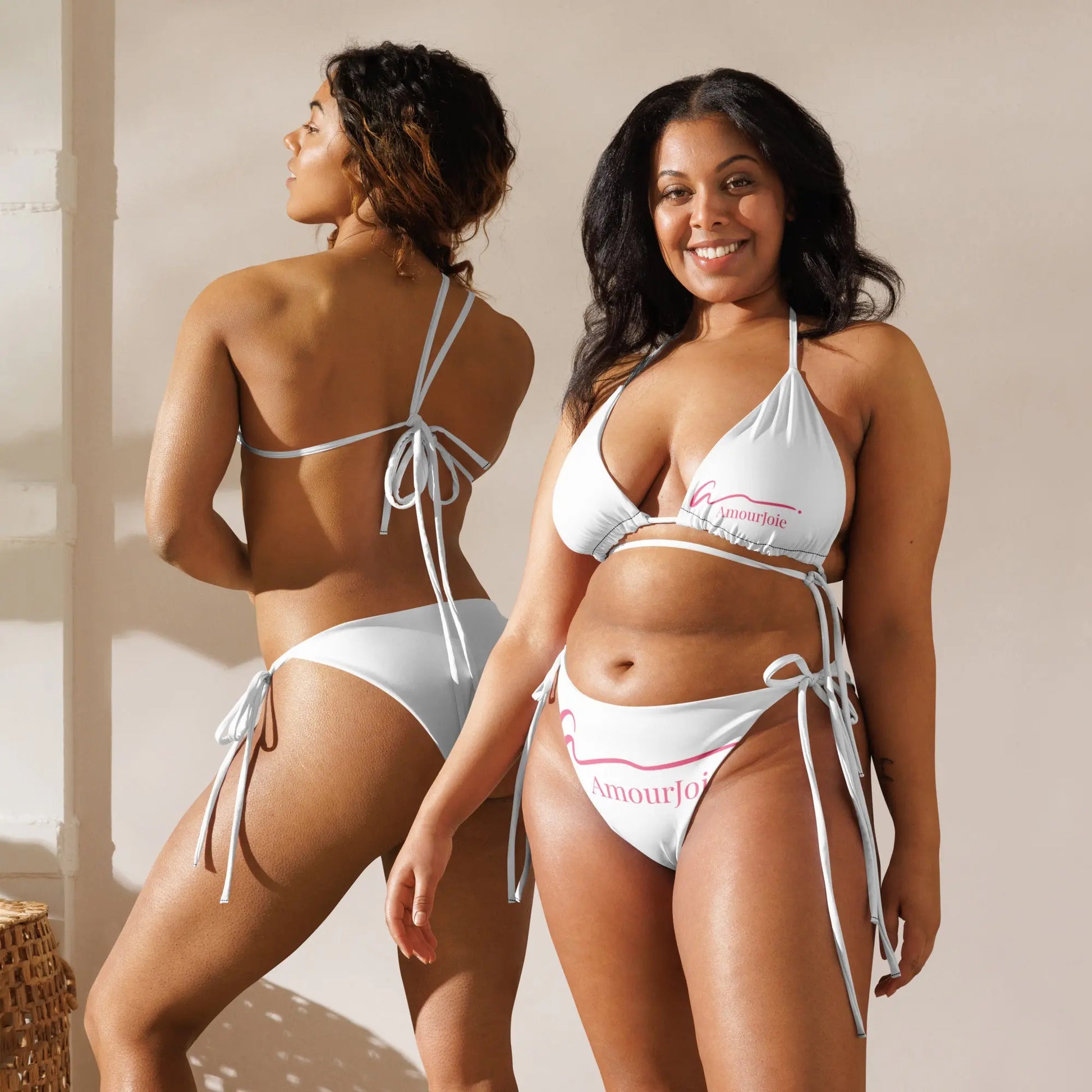 Amourjoie All-over print recycled string bikini Amour-joie