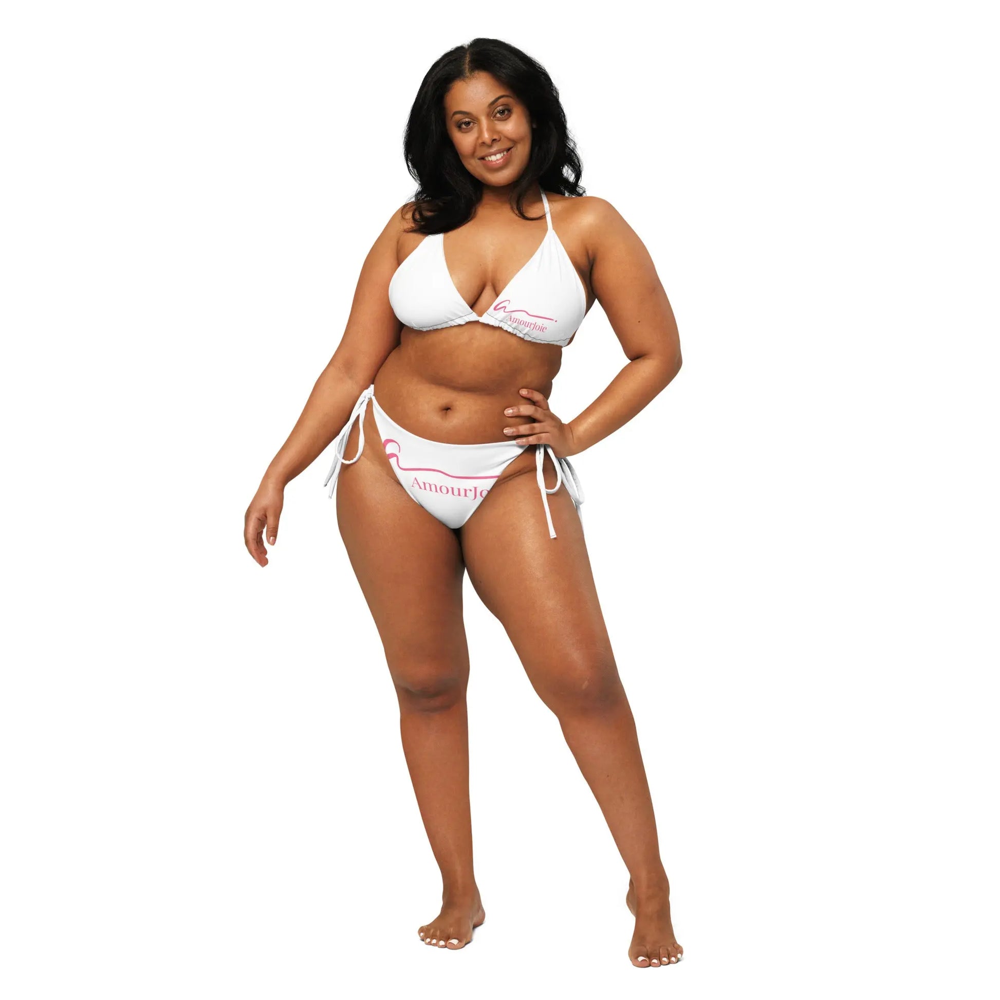 Amourjoie All-over print recycled string bikini Amour-joie