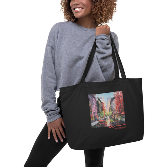 Large organic tote bag Amour-joie