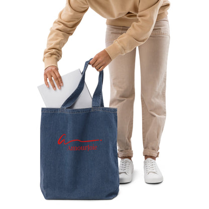 Amourjoie Organic denim tote bag My Store