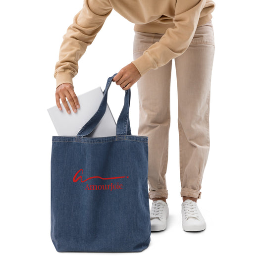 Amourjoie Organic denim tote bag My Store