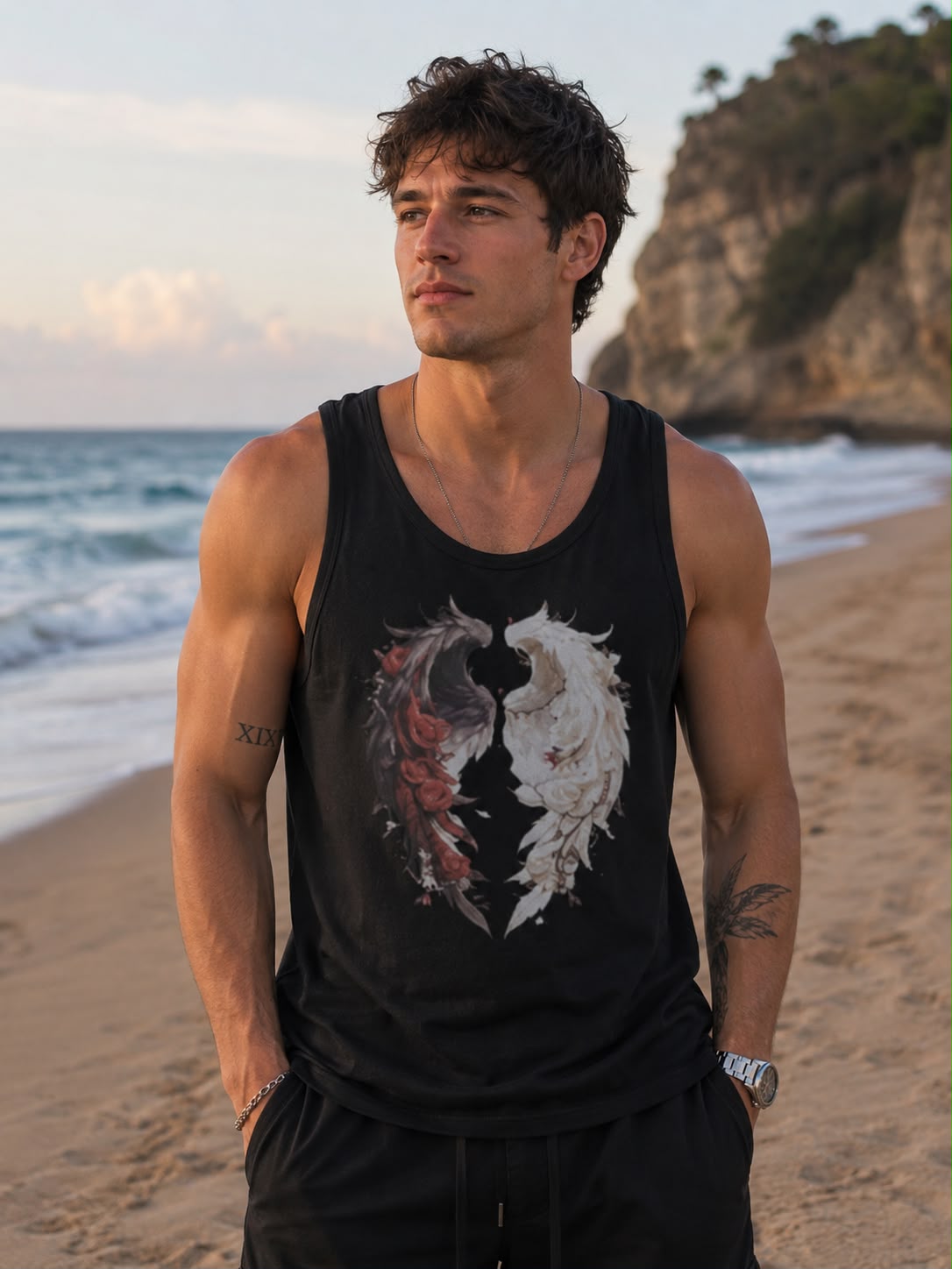 Amourjoie up and under Men's Tank Top