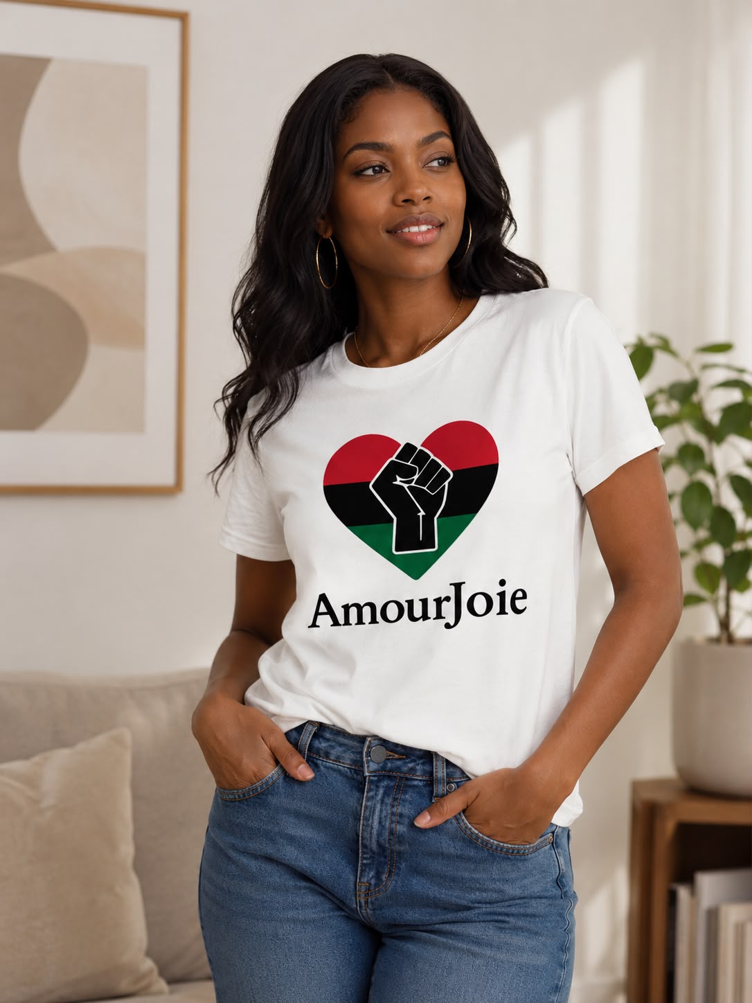 Black Fist classic tee For Women