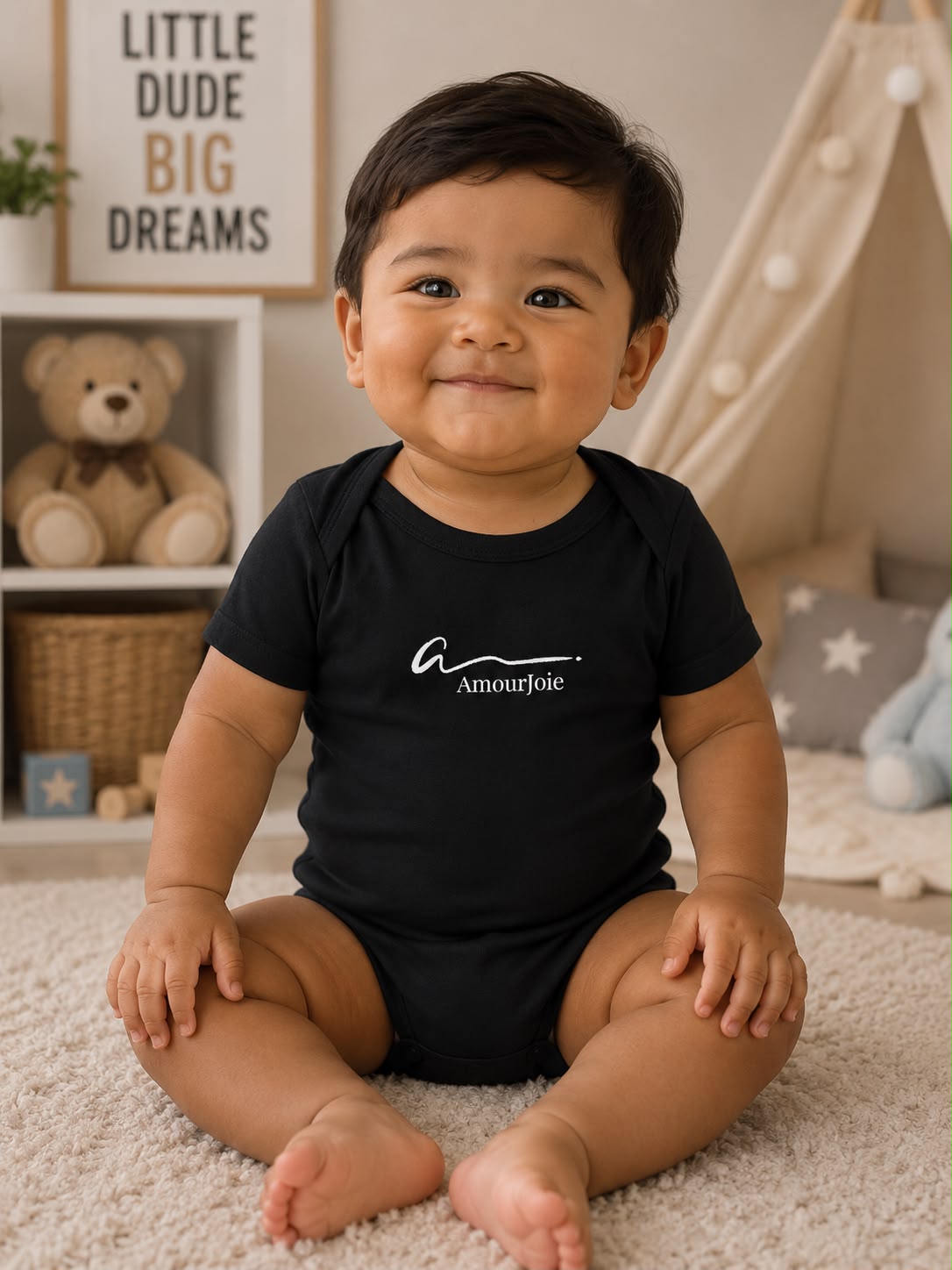 Organic cotton baby bodysuit