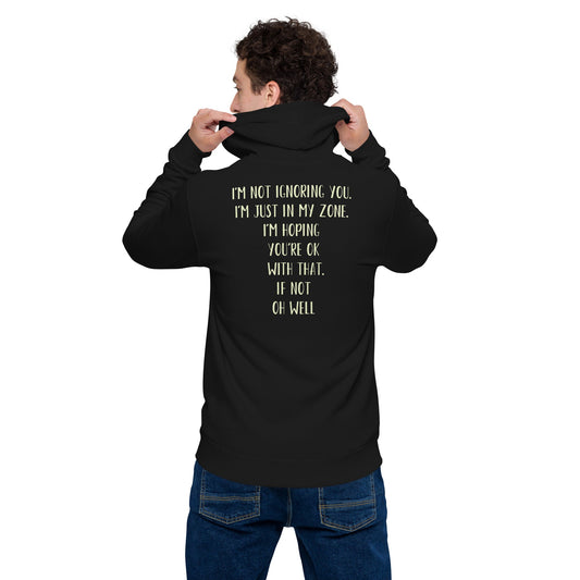 Amourjoie zone Unisex basic zip hoodie Amour-joie