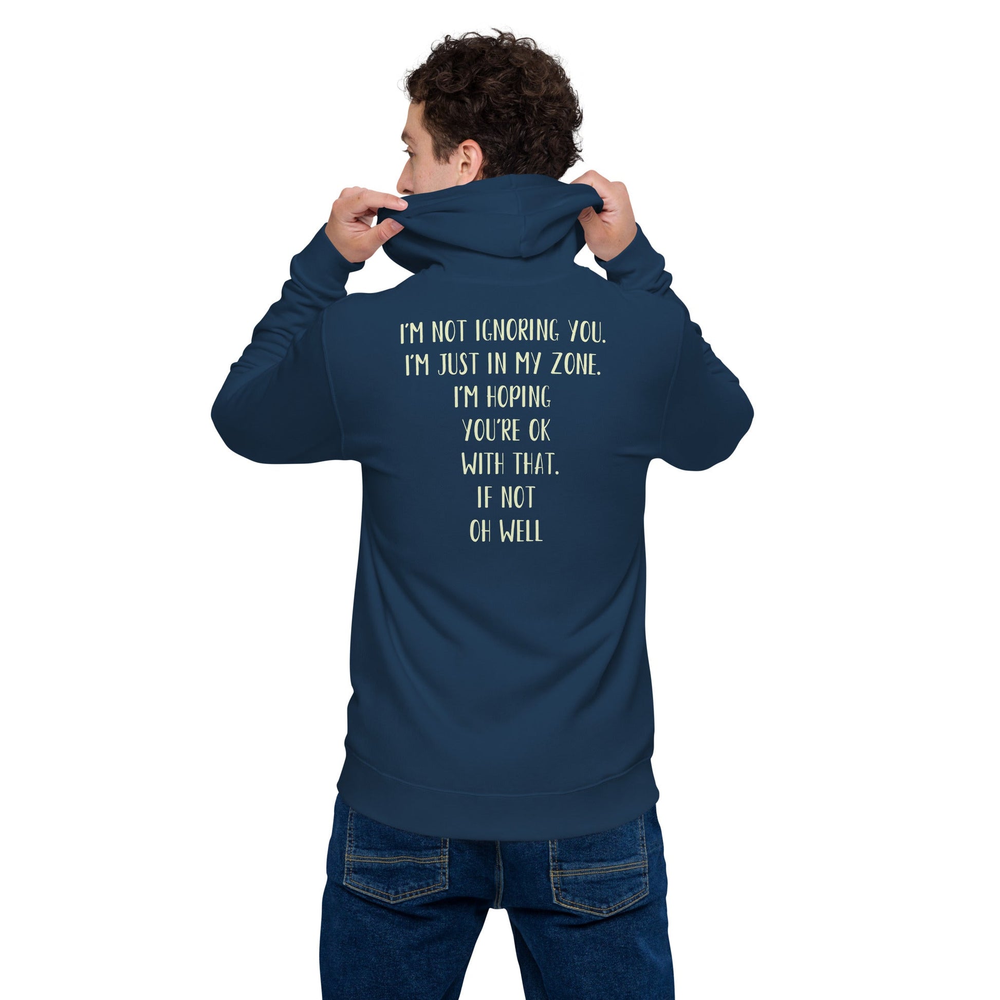 Amourjoie zone Unisex basic zip hoodie Amour-joie
