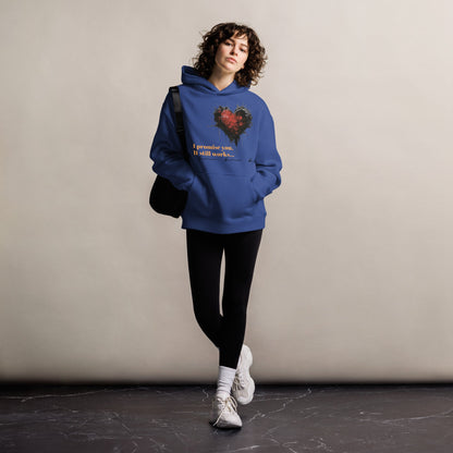 Amourjoie It still works Unisex oversized hoodie Amour-joie
