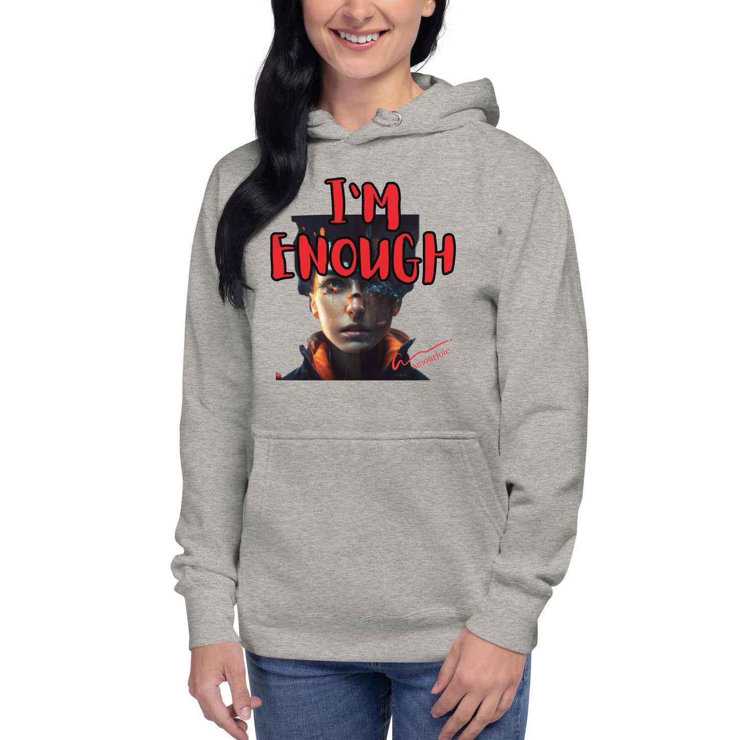 Amourjoie I'm enough Unisex Hoodie Amour-joie